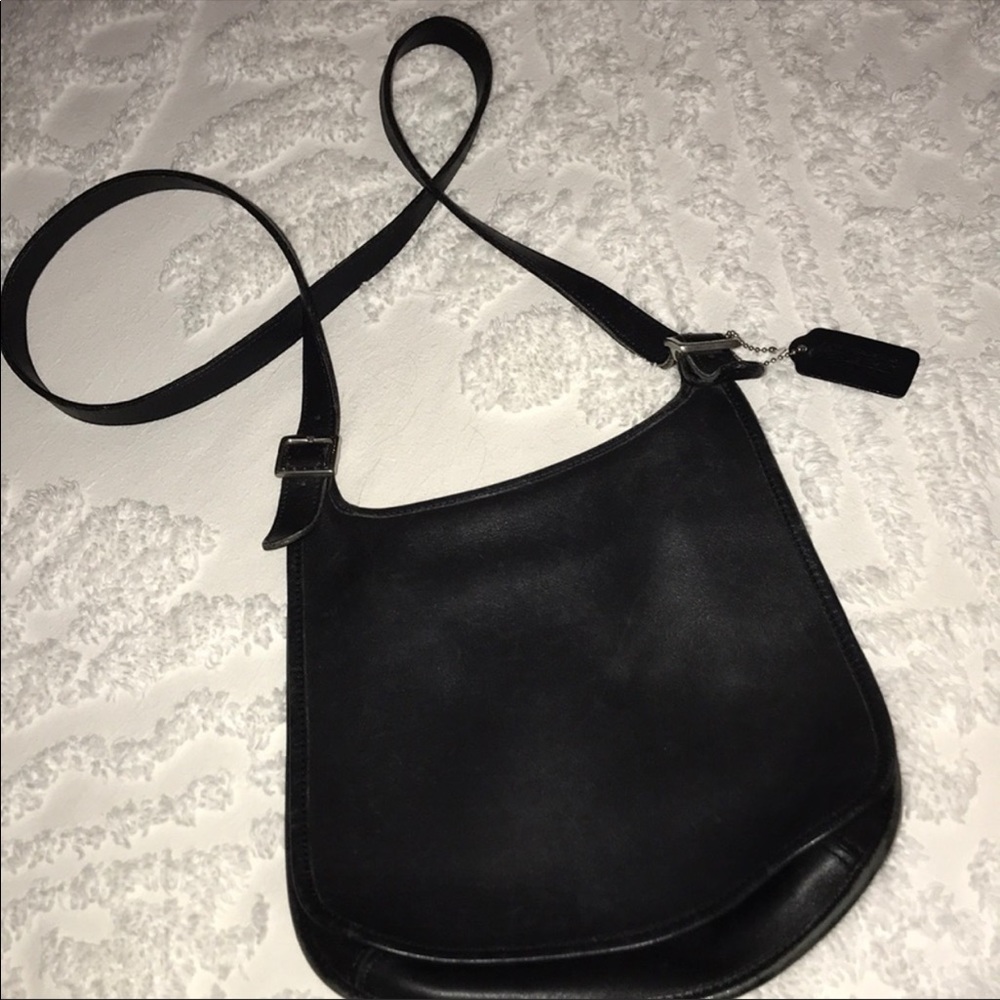 Used black coach crossbody